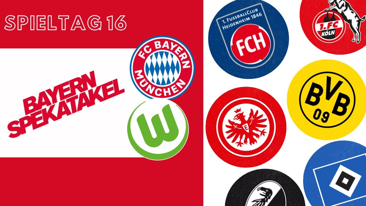 1. Bundesliga Spieltag 16
