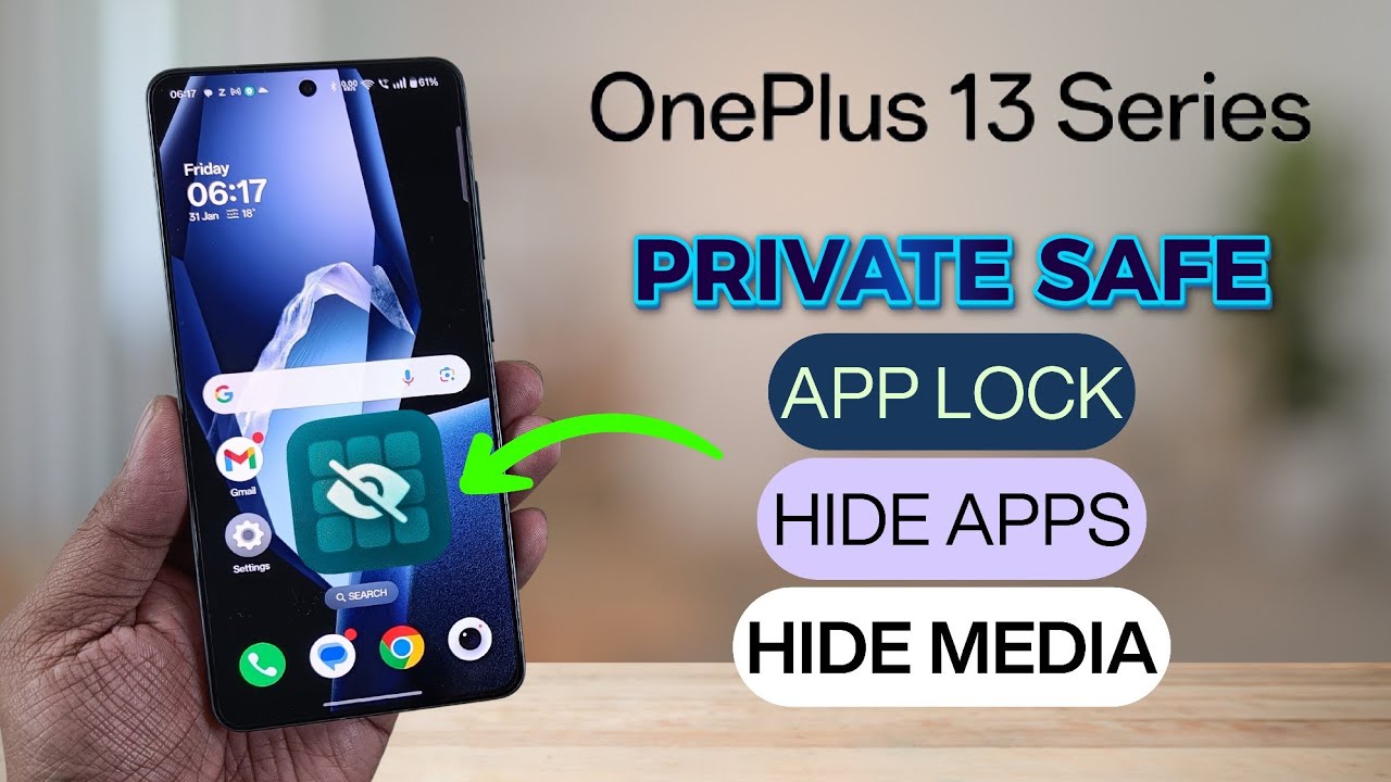 OnePlus 13 Series Private Safe : App Lock, Hide Apps & Media