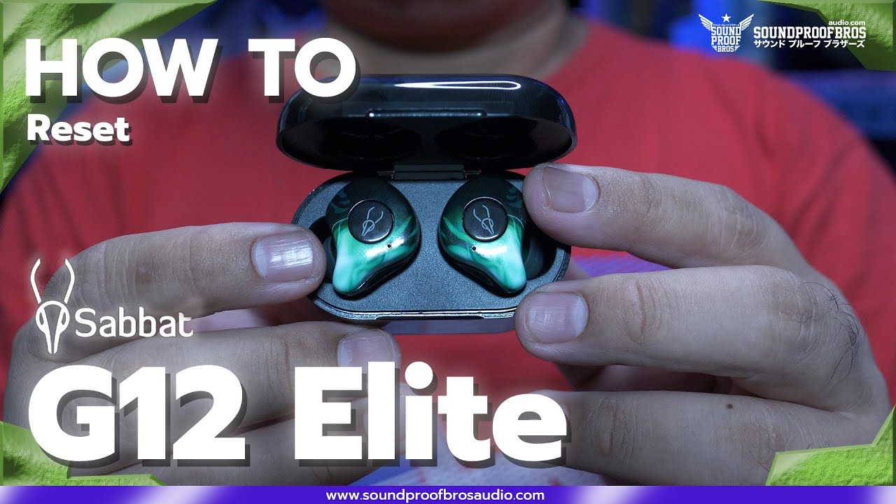 How To Reset   Sabbat G12 Elite by Soundproofbros