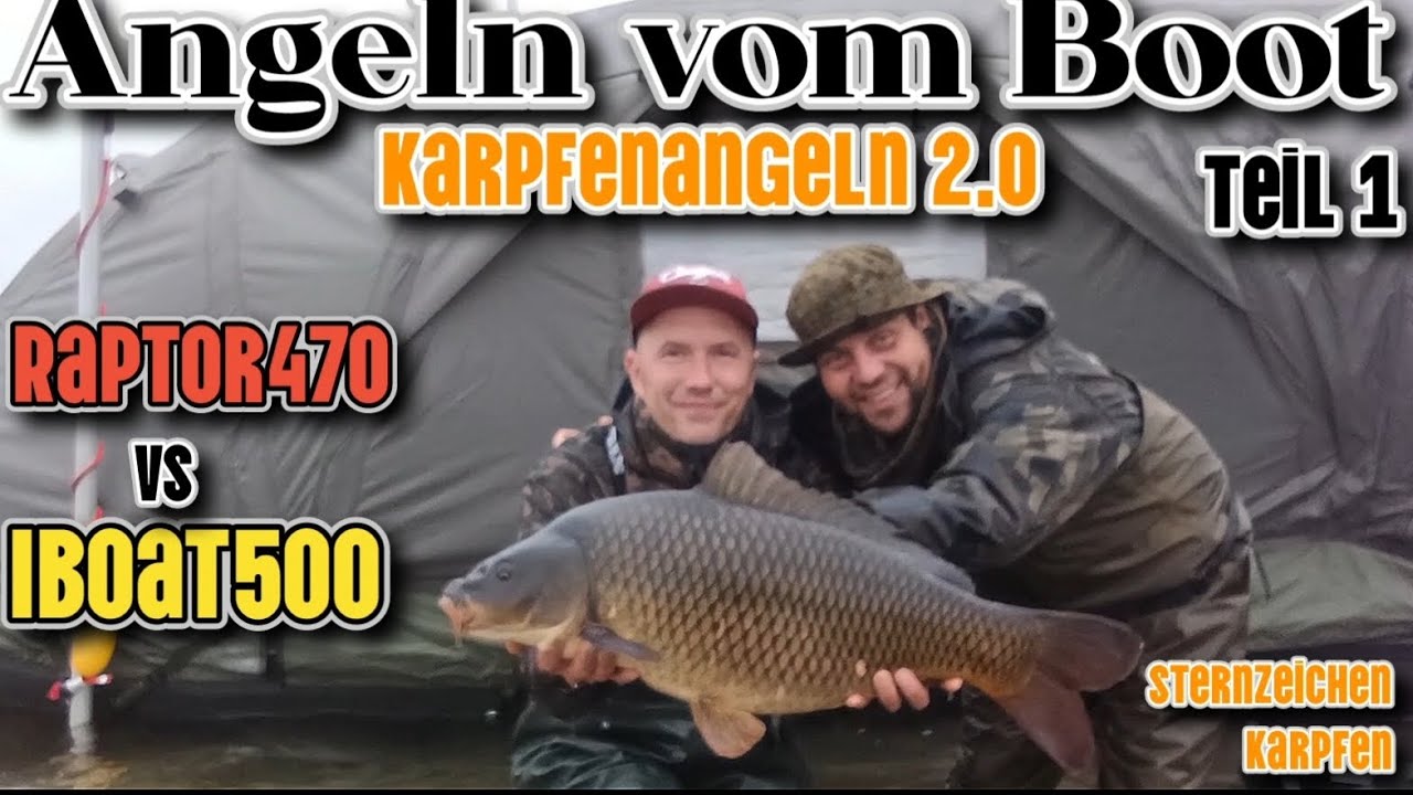 Angeln vom Boot Karpfenangeln 2.0 iBoat 500 vs Raptor 470 Lifestyle