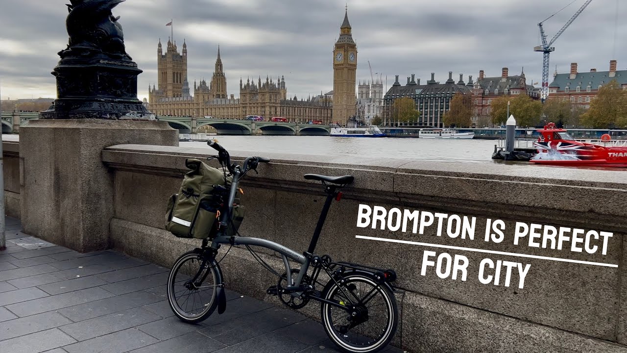 Exploring Central London Alone on My Brompton (Winter Edition)