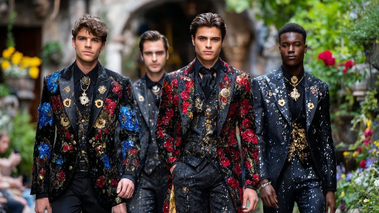 Вдохновение для мужской коллекции Dolce & Gabbana весна/лето 2026 | Сицилийские цвета, строгий гл...