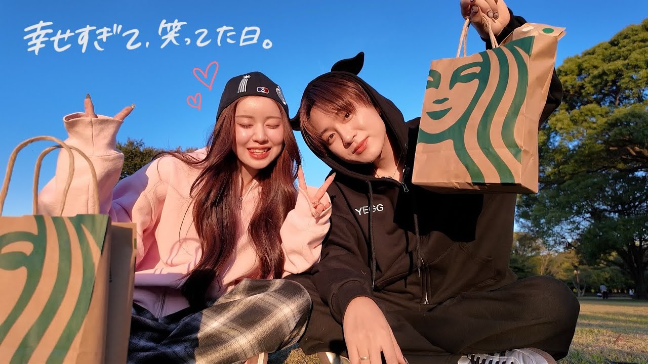 幸せすぎて一生笑ってた夕方ピクニック🧺💗【付き合って6年】