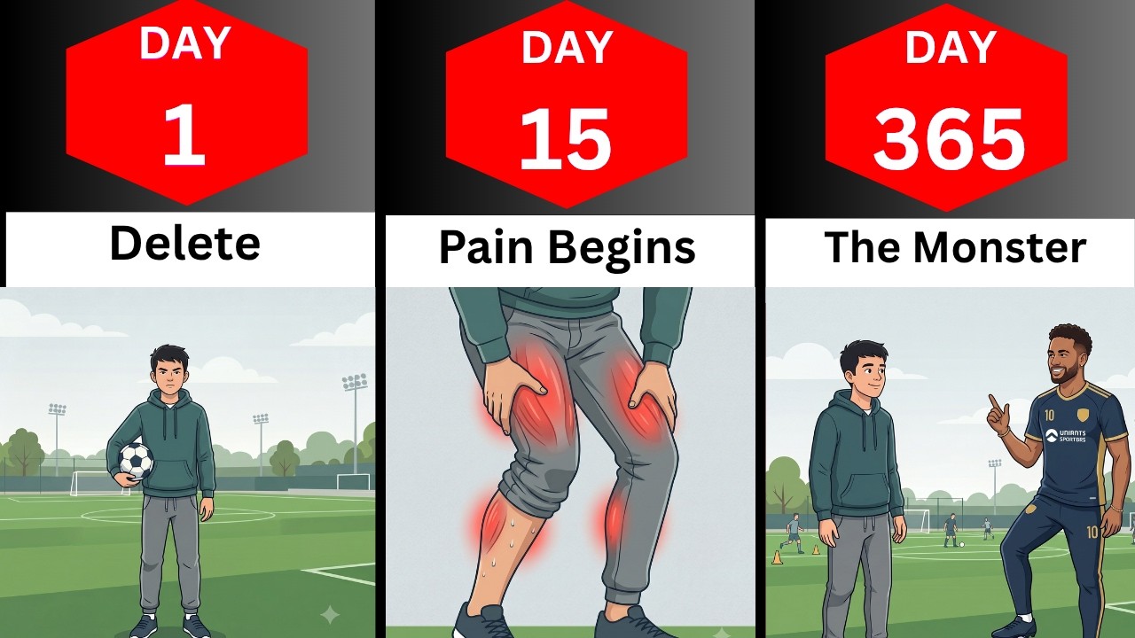 What Happens If You Train Football 1 Hour Every Day?🔥