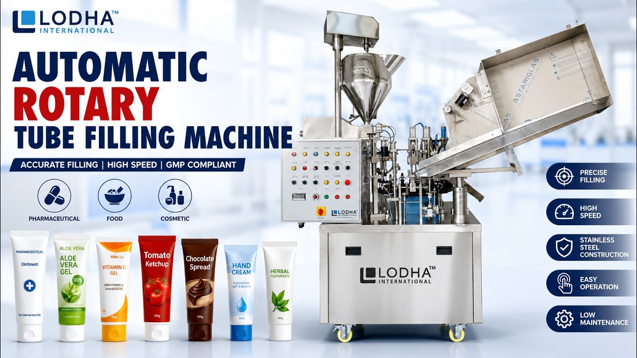 The #1 Tube Filling Machine for Cosmetic and Pharmaceutical Needs!