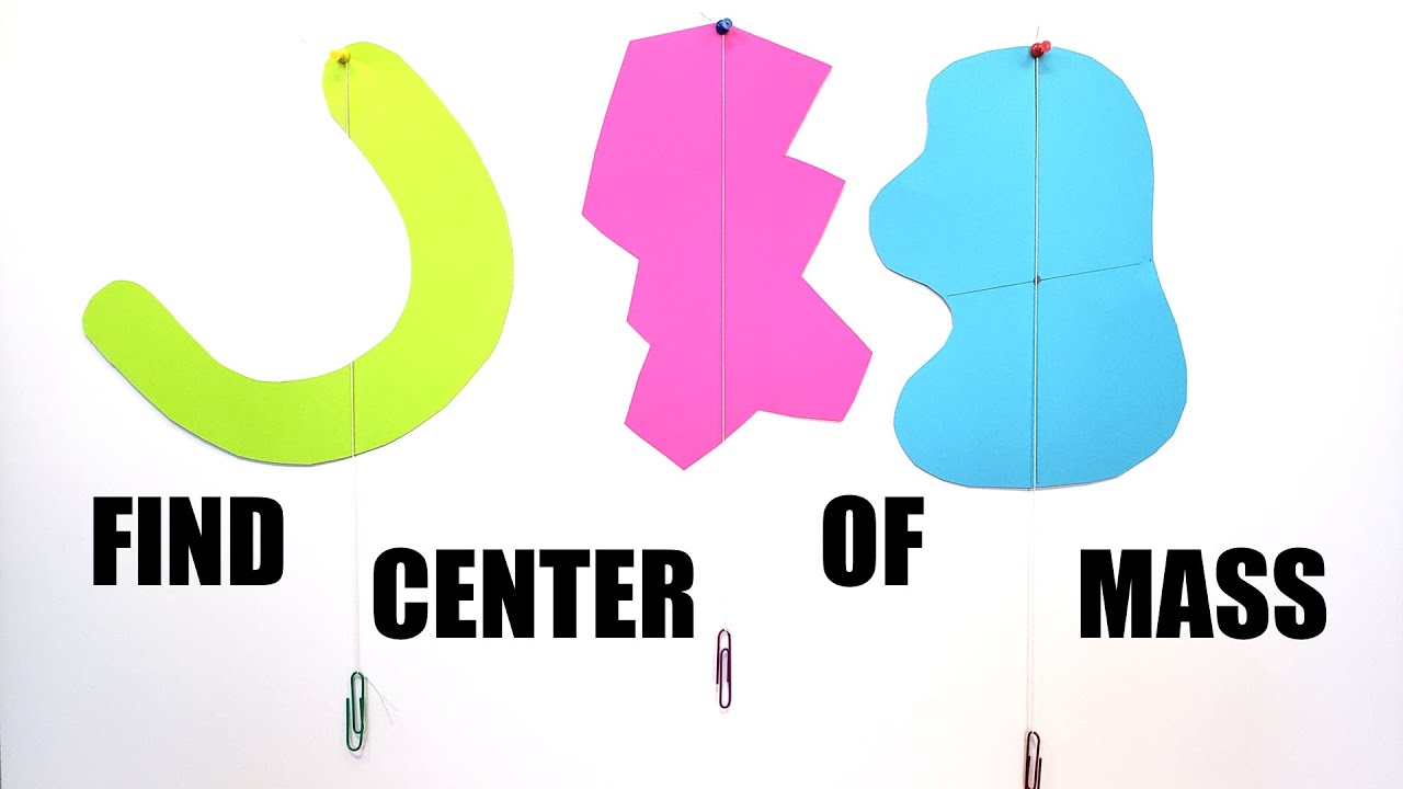How to Find the Center of Mass of (almost) Any 2D Shape | STEM Activity