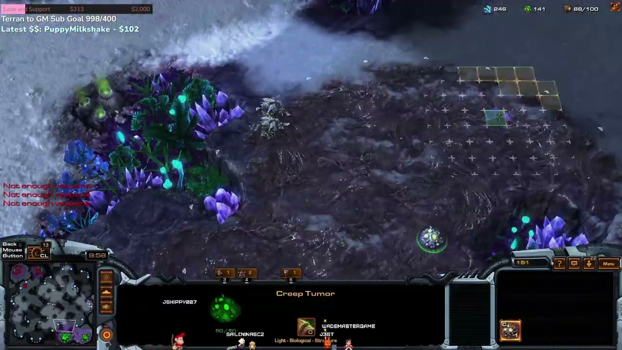 StarCraft 2: Nina (Z) vs (Z) 【Map: Winter Madness】