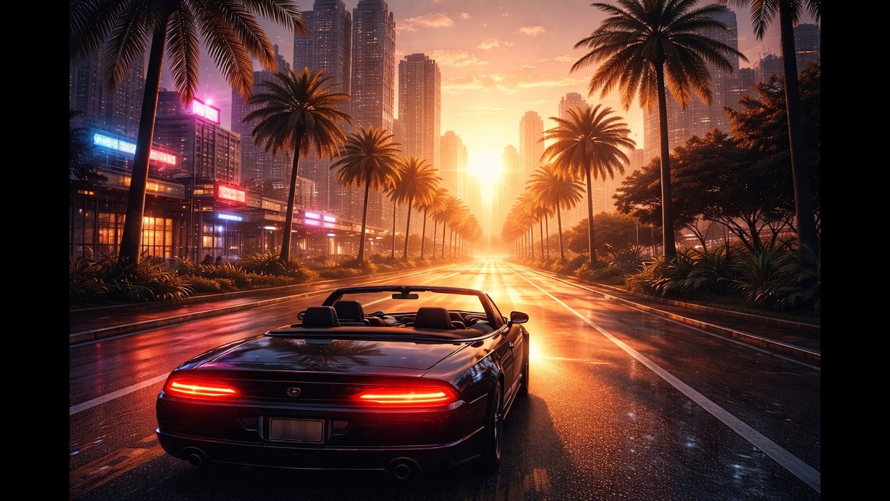 Empty Streets, Clear Mind 🌅 Calm Techno Synthwave for Focus