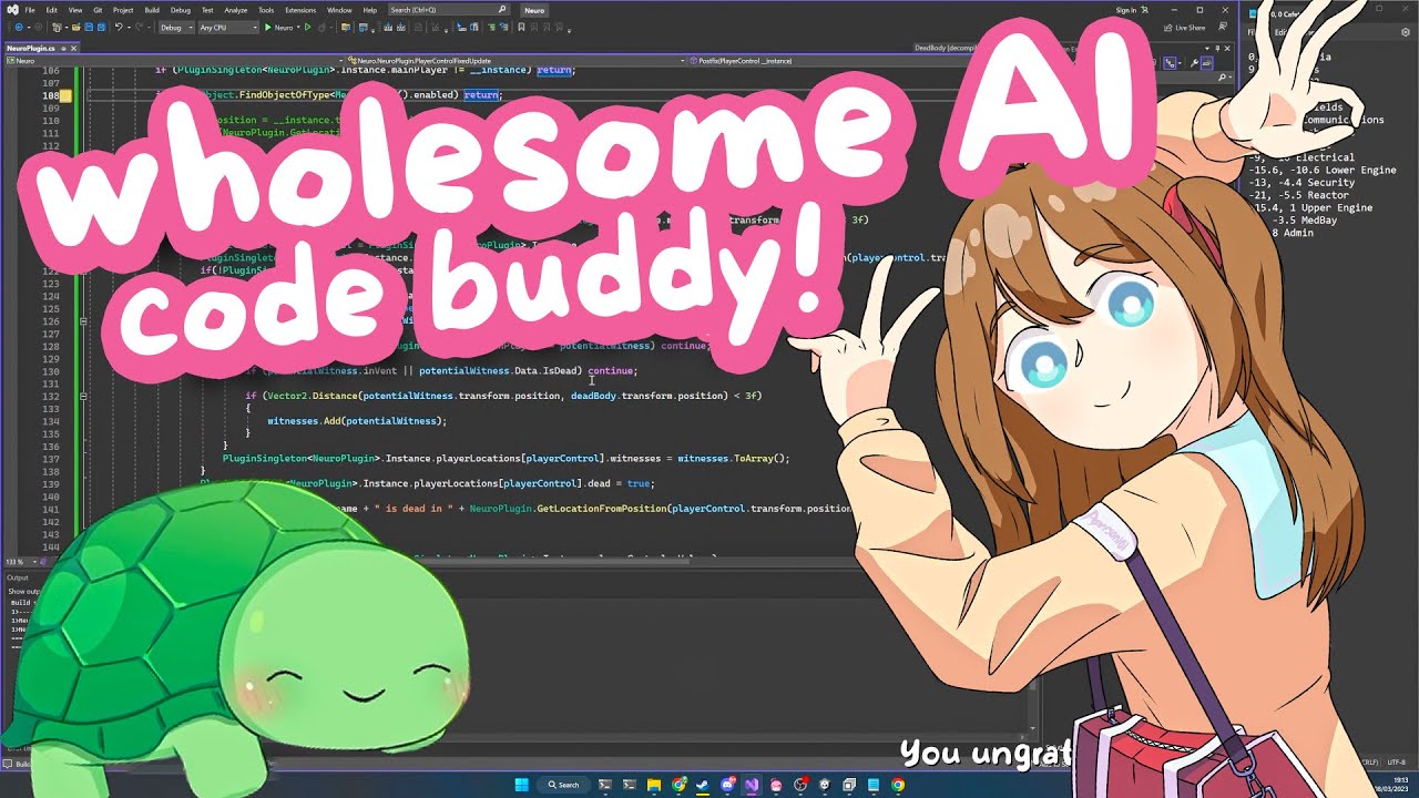 Neuro-sama is the best AI code buddy