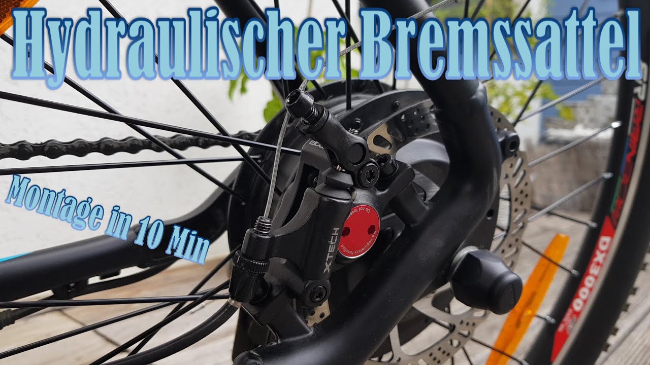 Bremse tauschen - Hydraulischer Bremssattel  XTech HB100 - einfache Montage in 10 Min - E-Bike