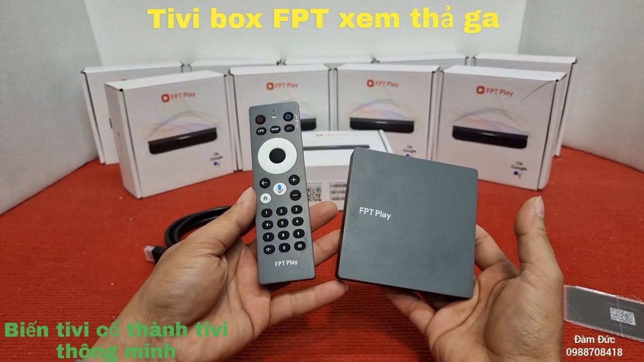 Tivi box FPT xem truyền hình,giải trí,bóng đá quá đã.thay cho tivi thông minh.lh 0988708418