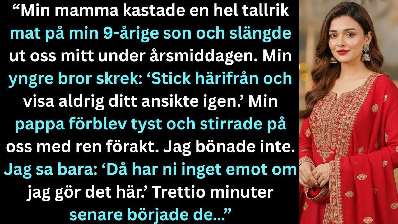 “Min mamma hällde mat över min 9-årige son och kastade ut oss. Jag bönade inte.”