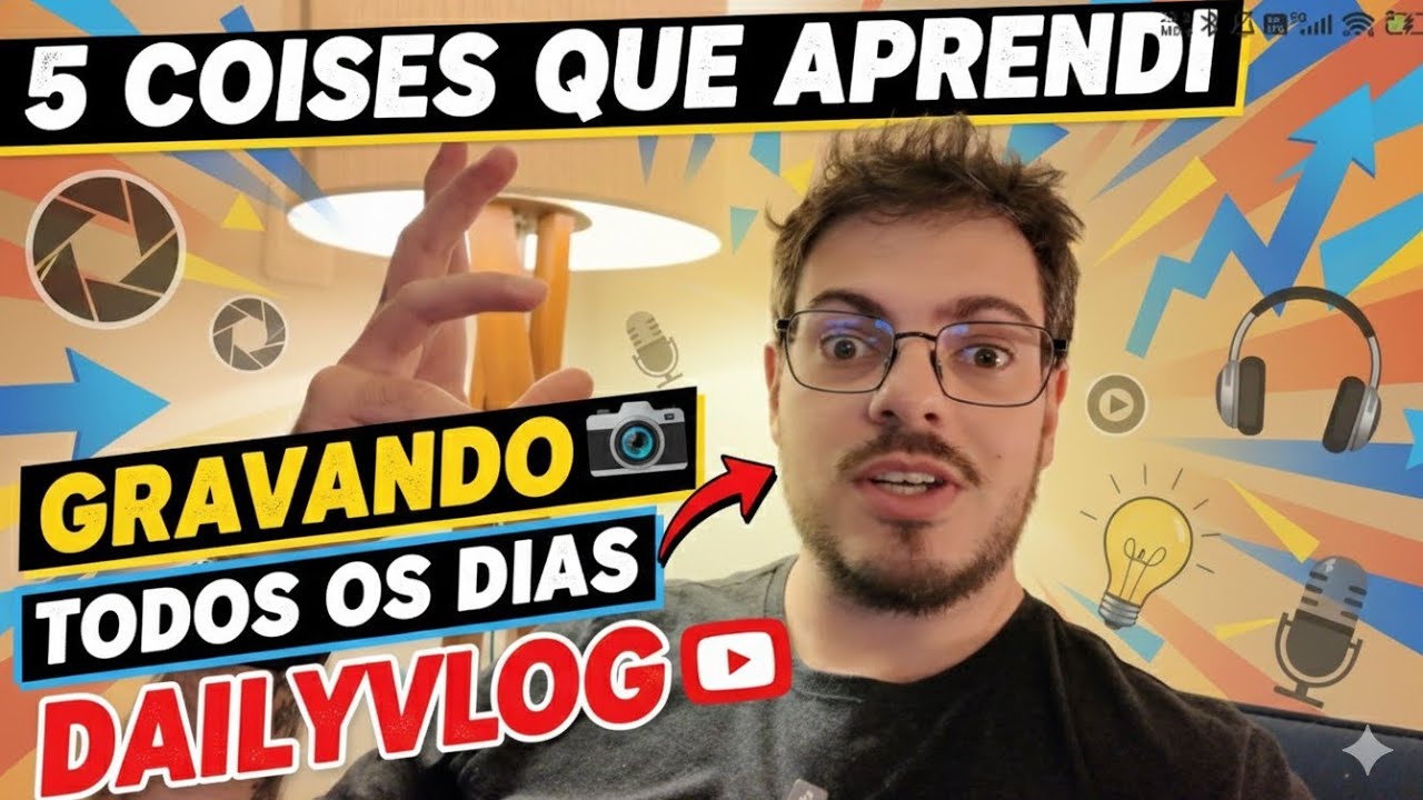 5 Motivos Para Começar um Vlog: Minha Primeira Semana no YouTube! | DailyVlog
