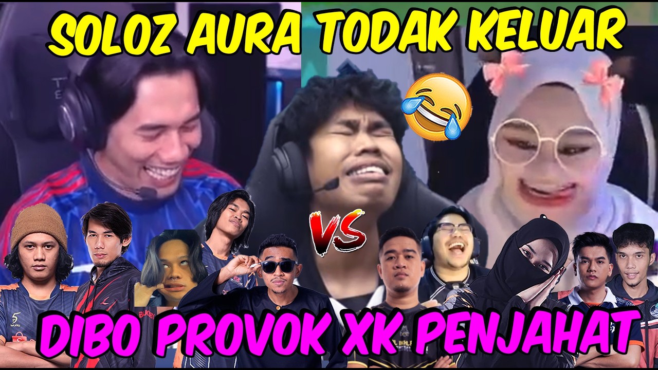 SOLOZ AURA KELUAR 🔥🔥!! TEAM SOLOZ VS TEAM DIBO MATCH 2 😂🤣 ‼