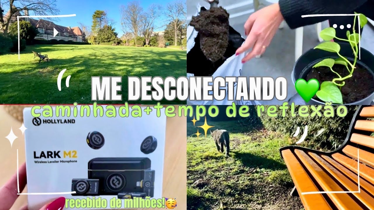 Cuidar das minhas plantas🪴& caminhar me faz tão bem! 🙌🏼Bora conhecer os parques públicos franceses🇫🇷