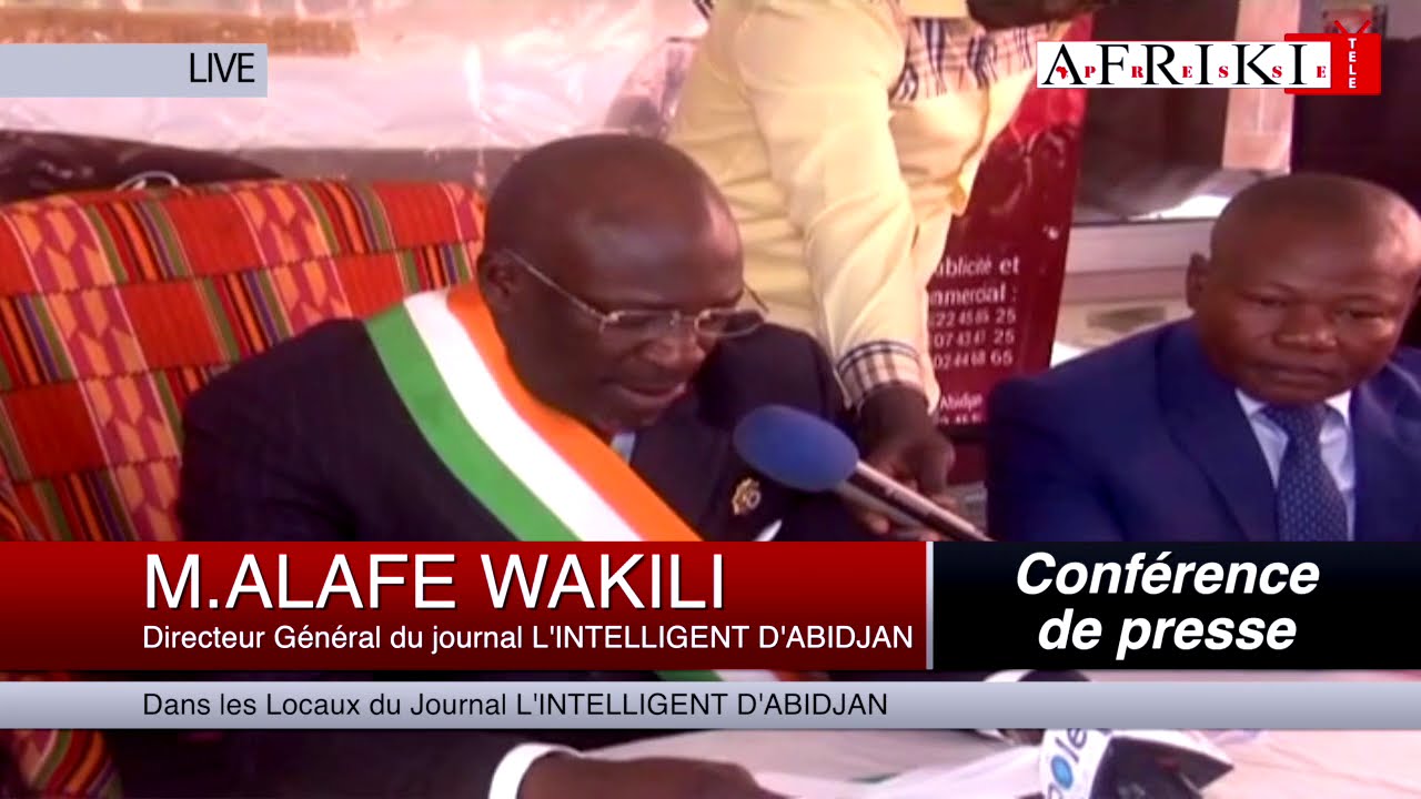 Conférence de presse du Président EVARISTE MEAMBLY Part 2