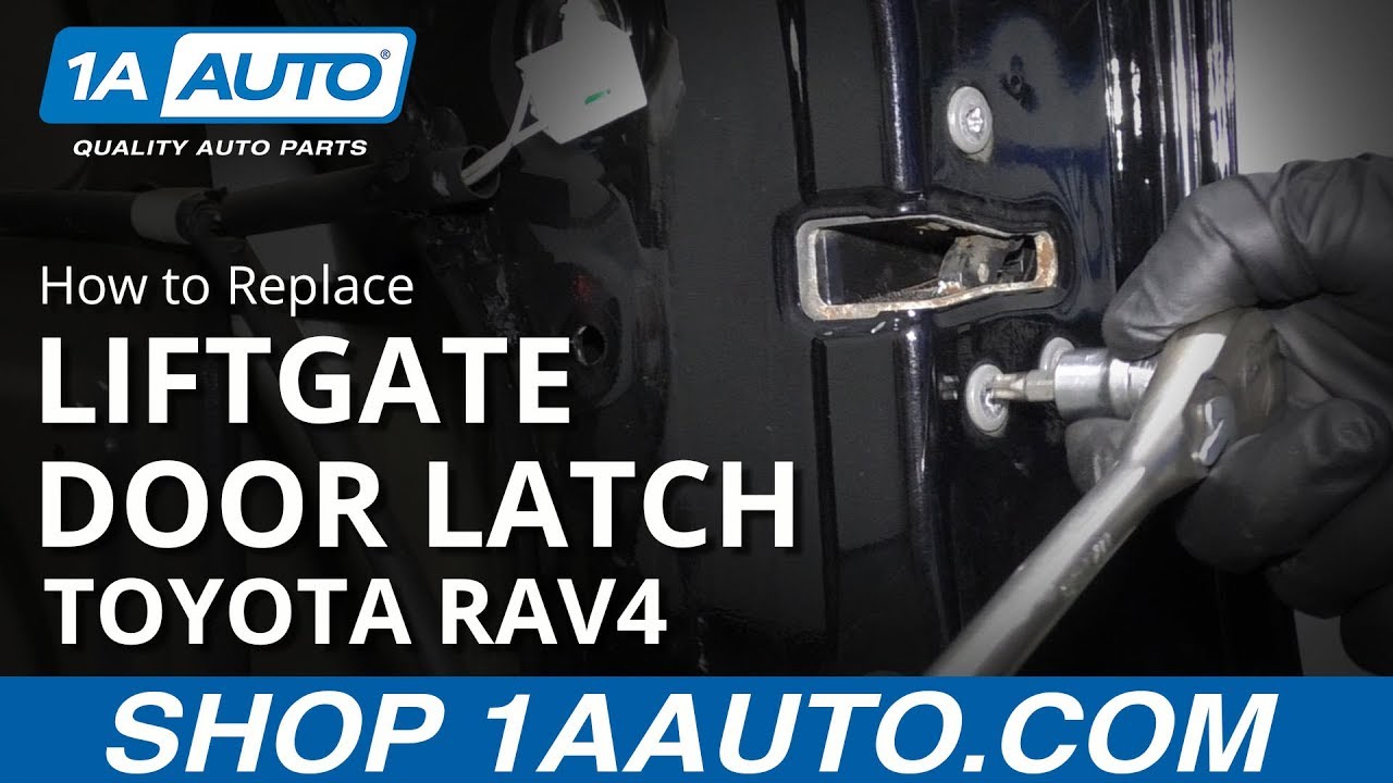 How to Replace Liftgate Door Latch 06-12 Toyota RAV4
