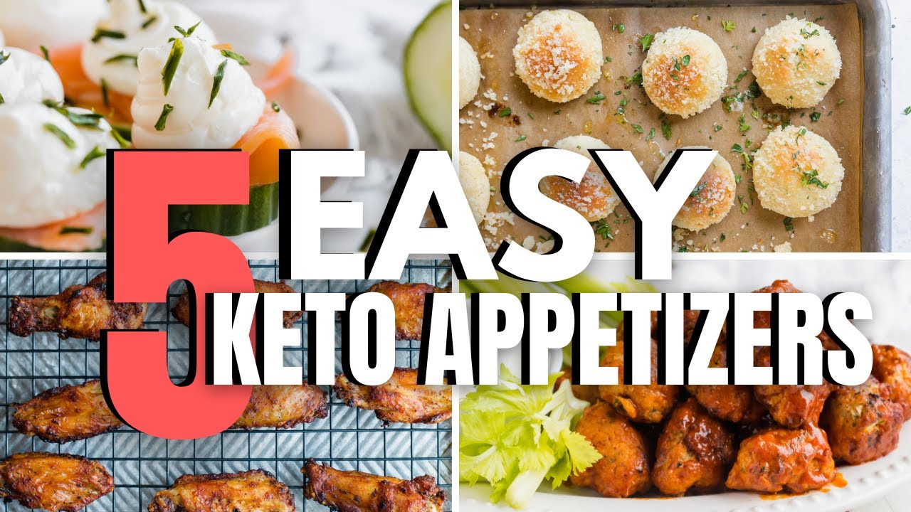 EASY KETO APPETIZERS - The Top 5 Keto Recipes You HAVE TO MAKE!