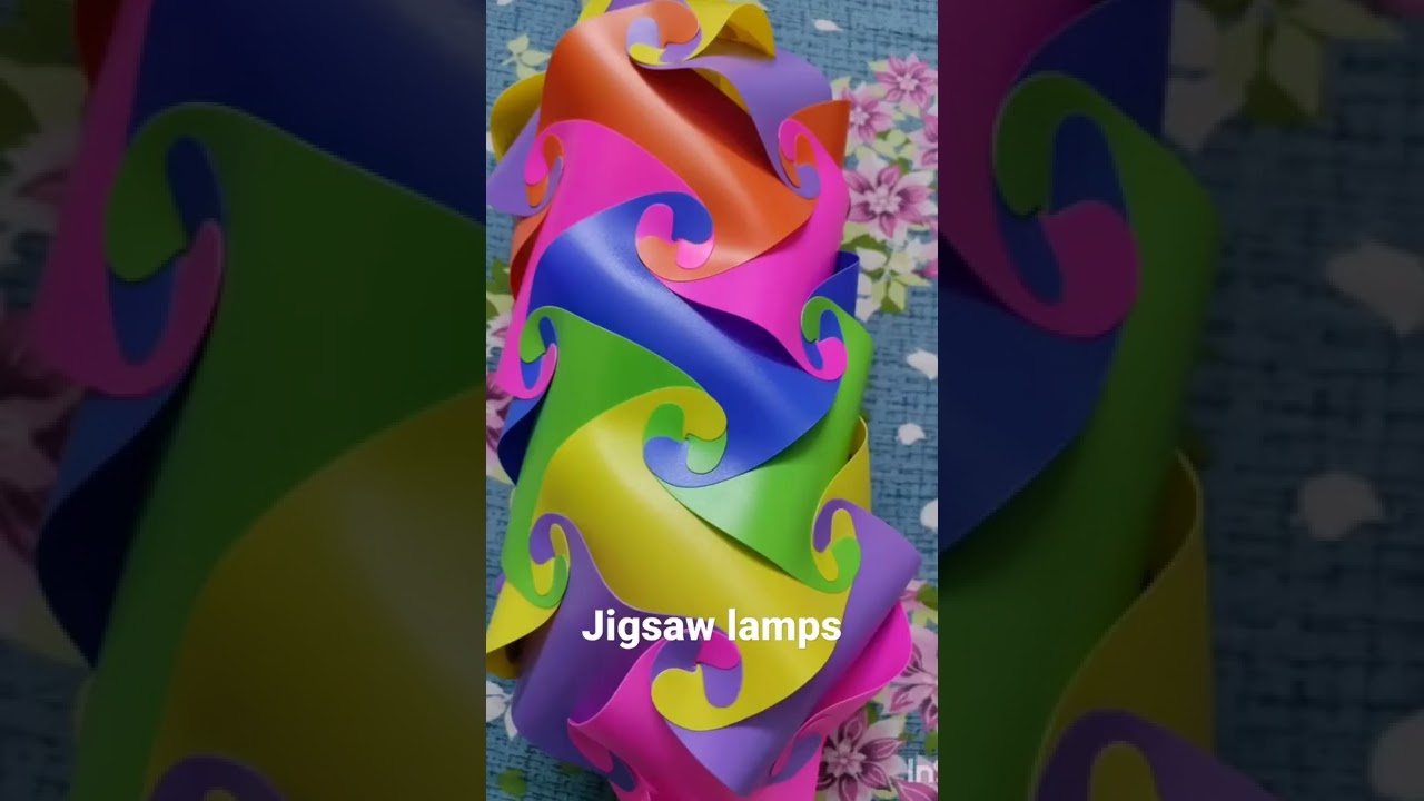 ***Jigsaw puzzles***         The original groovy light, puzzle light #puzzlelights #mixedcolors