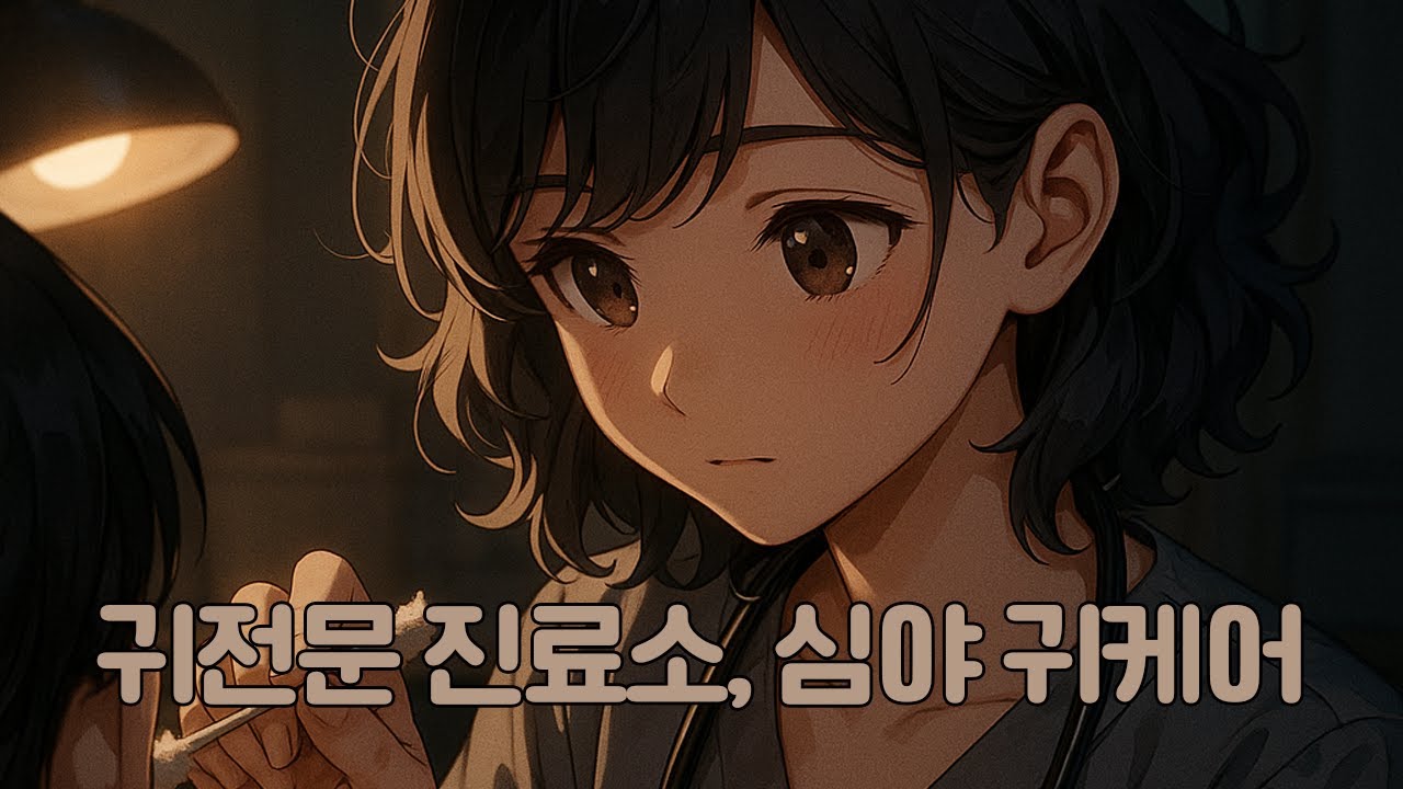 야간 귀전문 진료소 - 고막 청소 [ear cleaning asmr]