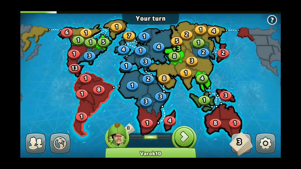 Risk NEVER GIVE UP!! One Troop vs the world! Best comeback story ever.