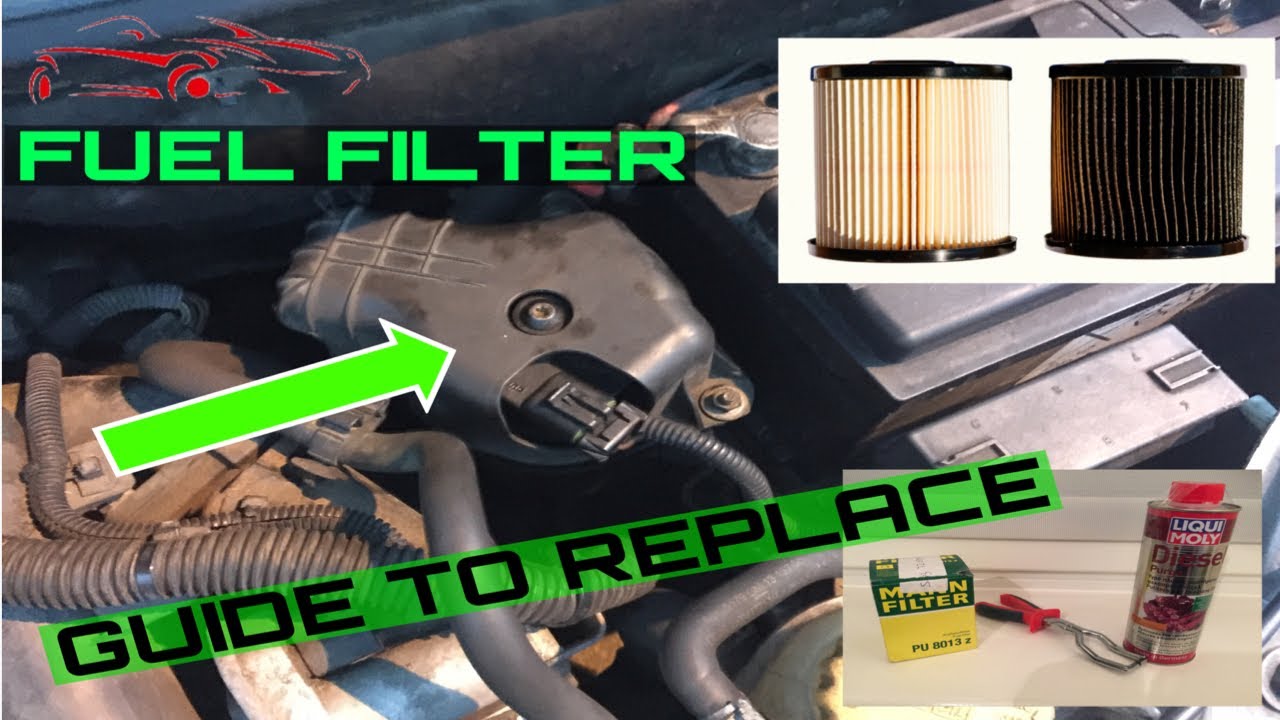 HOW TO REPLACE FUEL FILTER IN VAUXHALL MERIVA 1.7CDTI