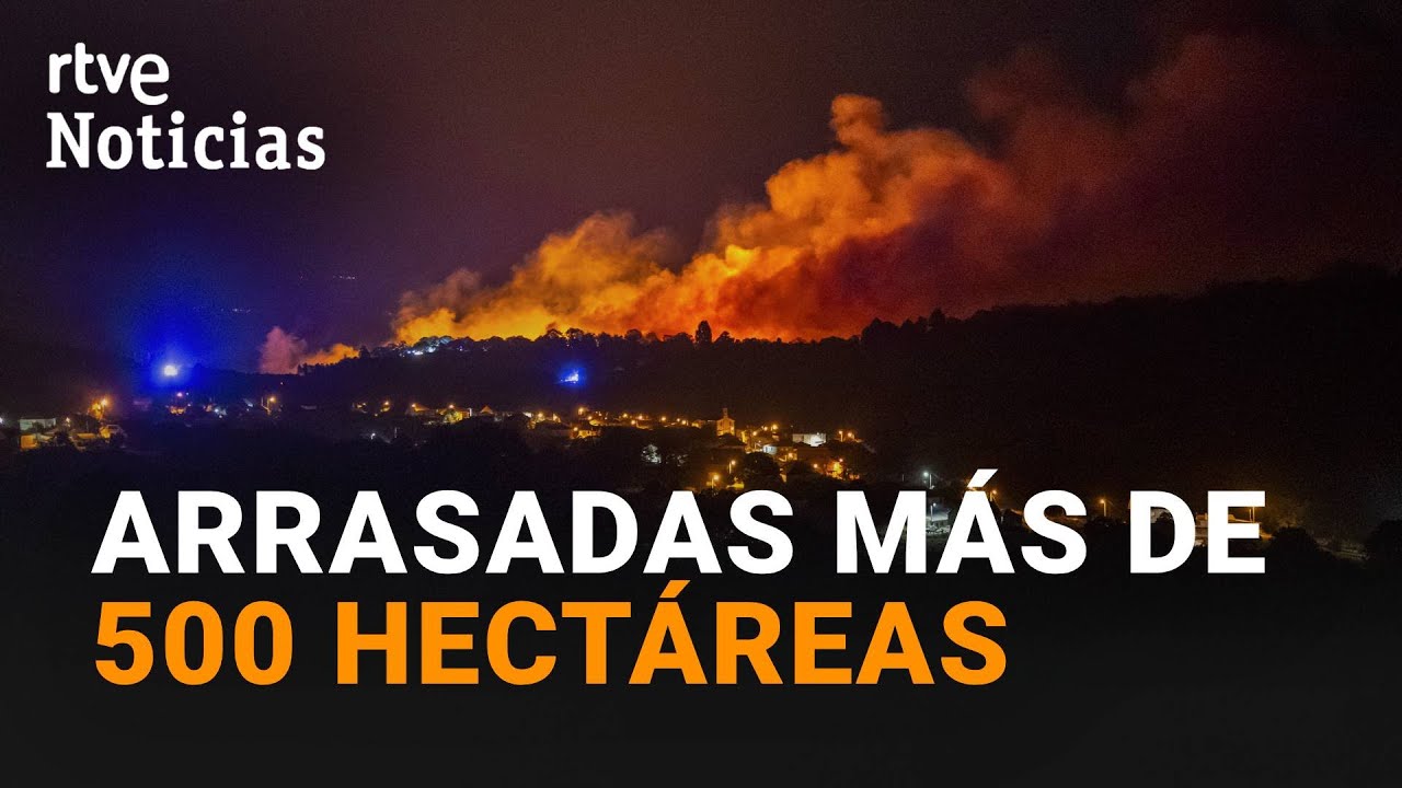 INCENDIOS GALICIA: El FUEGO de VILARDEVÓS es el PEOR de la REGIÓN en lo que va de VERANO | RTVE
