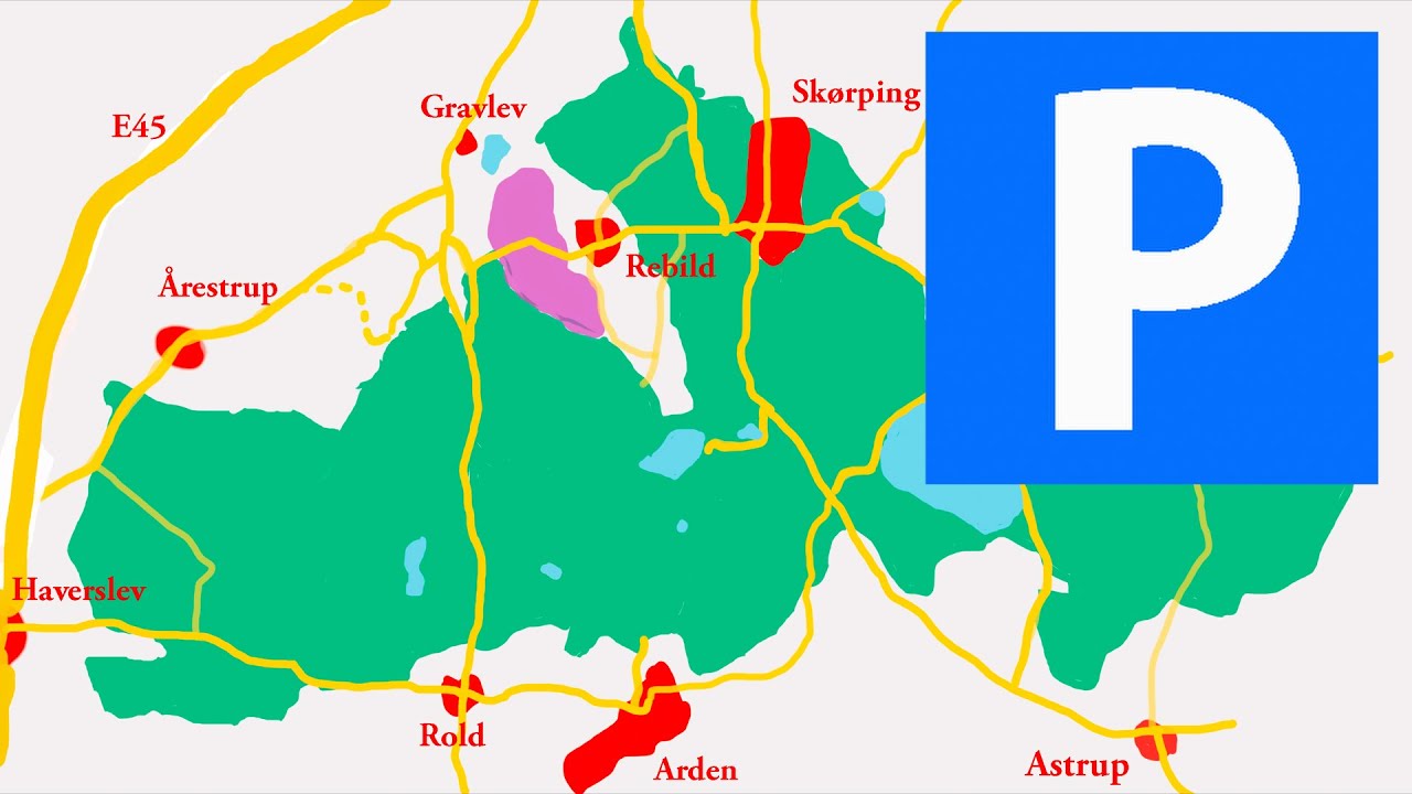 På tur i Rold Skov - Hvor kan man parkere (version 2, 2024).