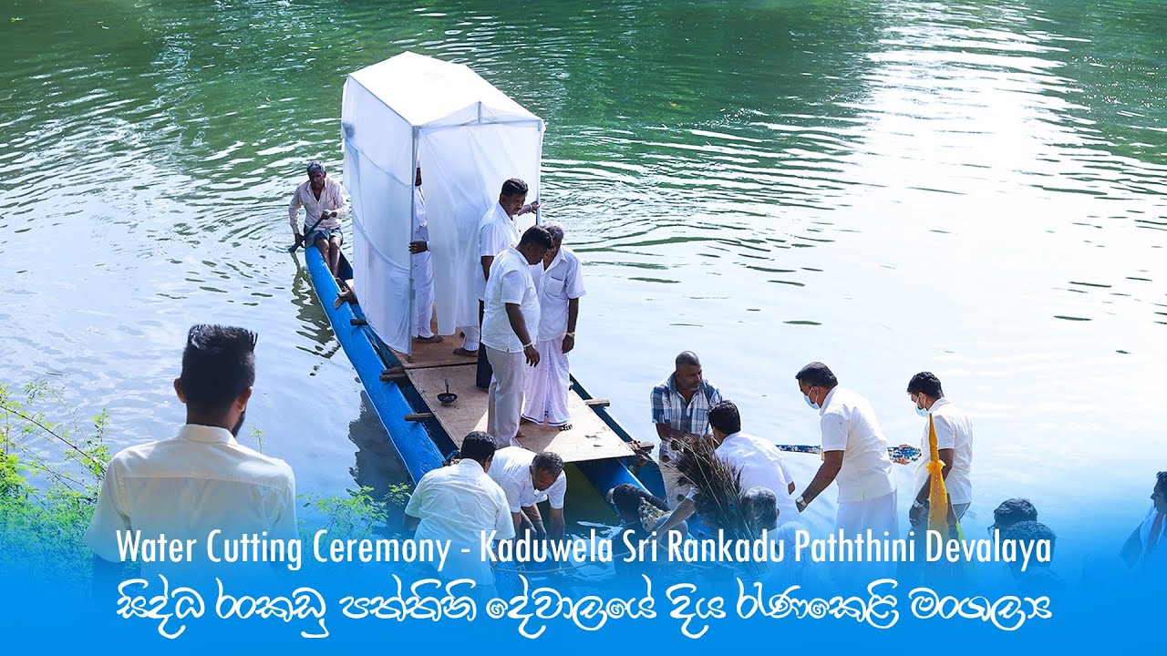 Water Cutting Ceremony of Kaduwela Sri Rankadu Paththini Devalaya කඩුදෙවොල දිය රැණකෙළි මංගල්‍ය 2022