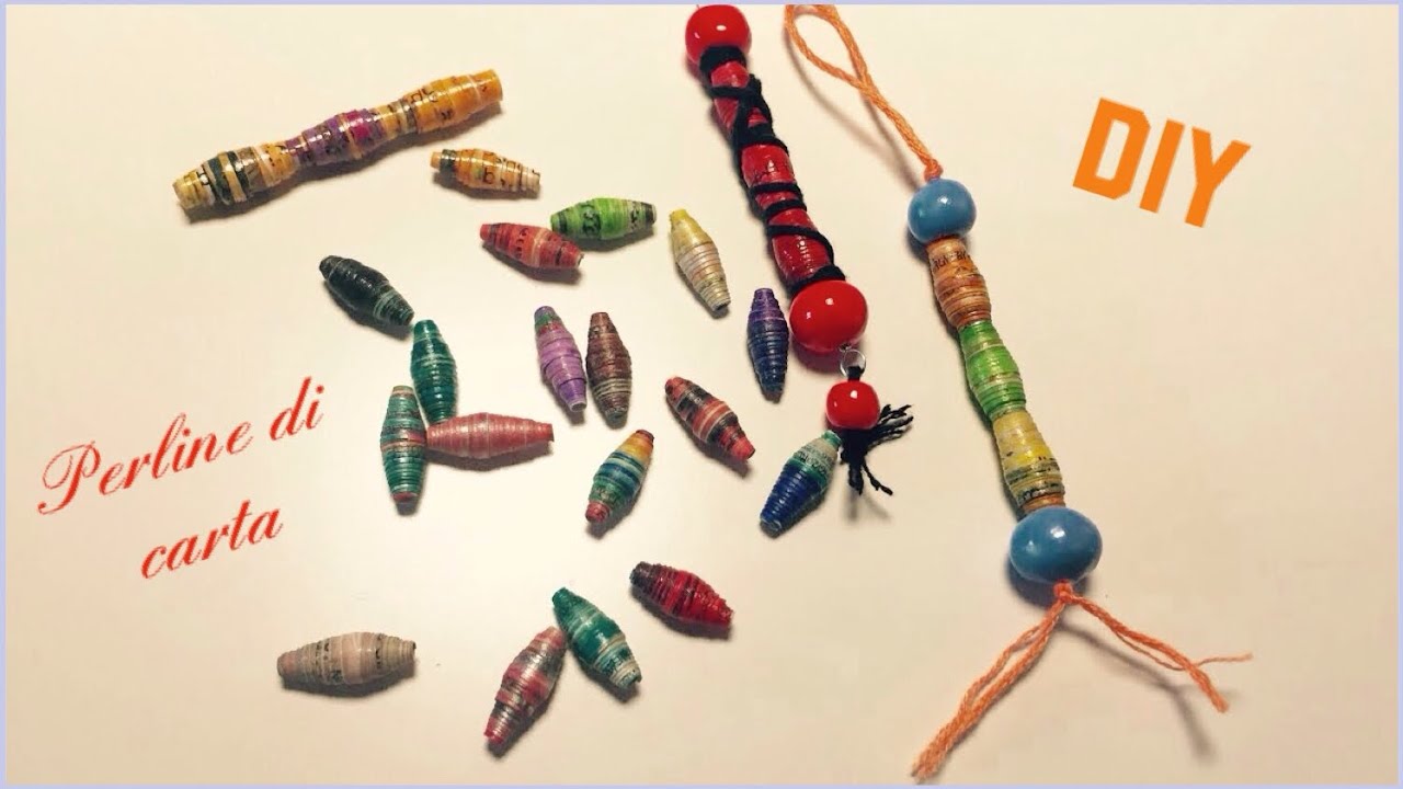 TUTORIAL DIY | PERLINE DI CARTA