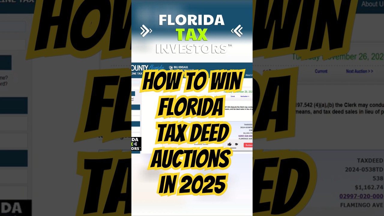 How To Win Florida Tax Deed Auctions in 2025