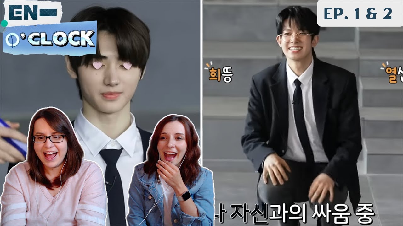 ENHYPEN (엔하이픈) 'EN-O'CLOCK' EP.1 & EP. 2 + Behind Clips Reaction