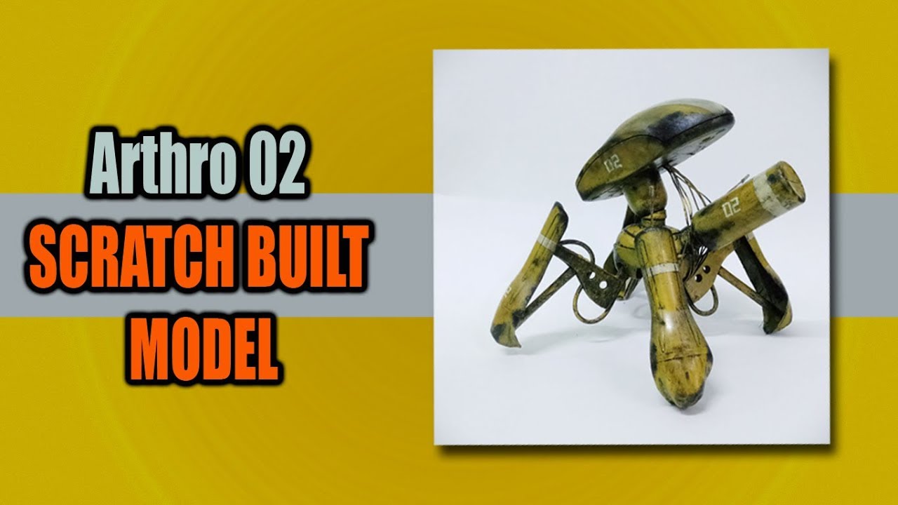 Arthro02 - How to turn normal house junk into a sci-fi model