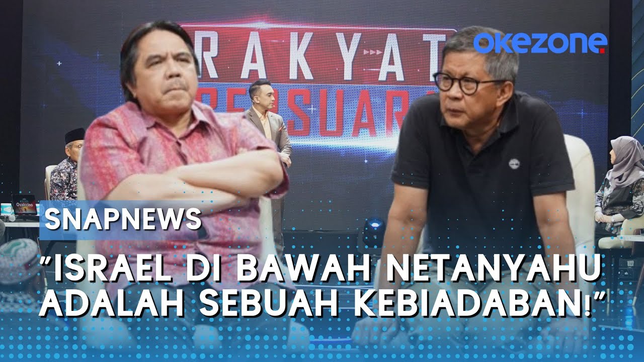 Jelaskan Filosofi 'Licik' Israel, Rocky Gerung: Palestina Berhak Minta Self Determination!