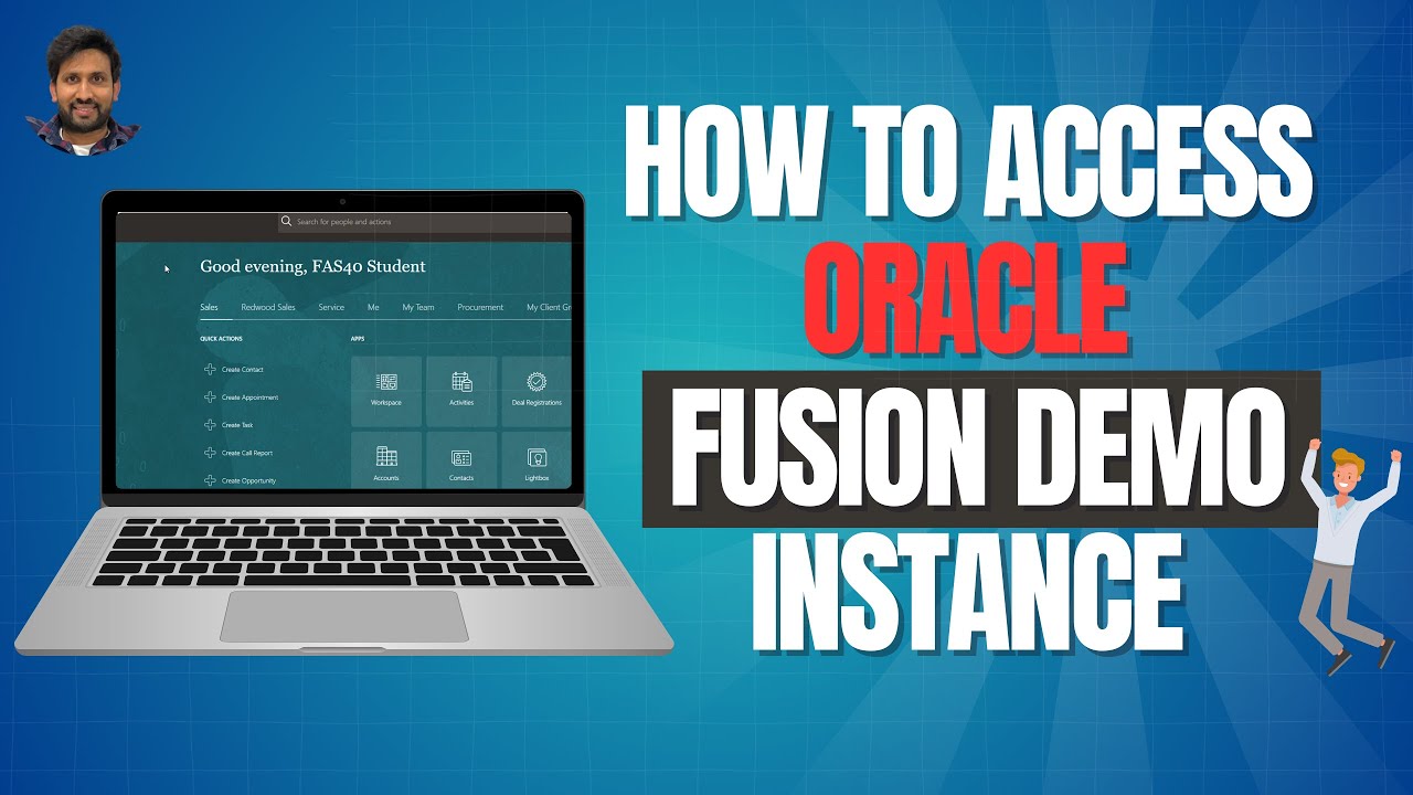 Oracle Fusion Cloud: доступ к практической демонстрации &mdash; Сива Коя