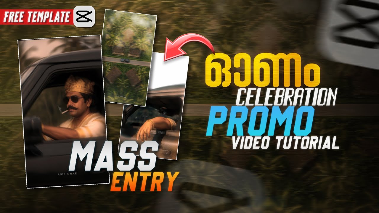 ONAM CELEBRATION MASS ENTRY MAVELI PROMO VIDEO EDITING TUTORIAL USING CAPCUT | ONAM PROMO VIDEO