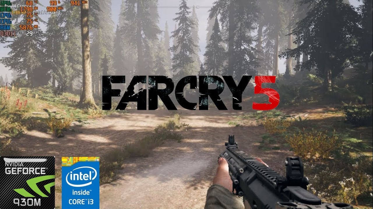 How to play Far Cry 5 on low end PC with Geforce 930m (Gameplay same for 940m and 840m)