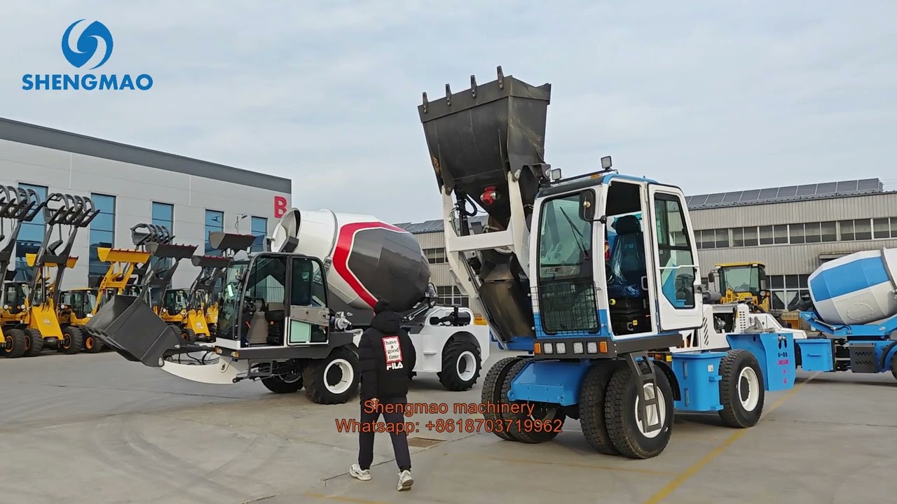 Self loading mixer truck from Shengmao machinery