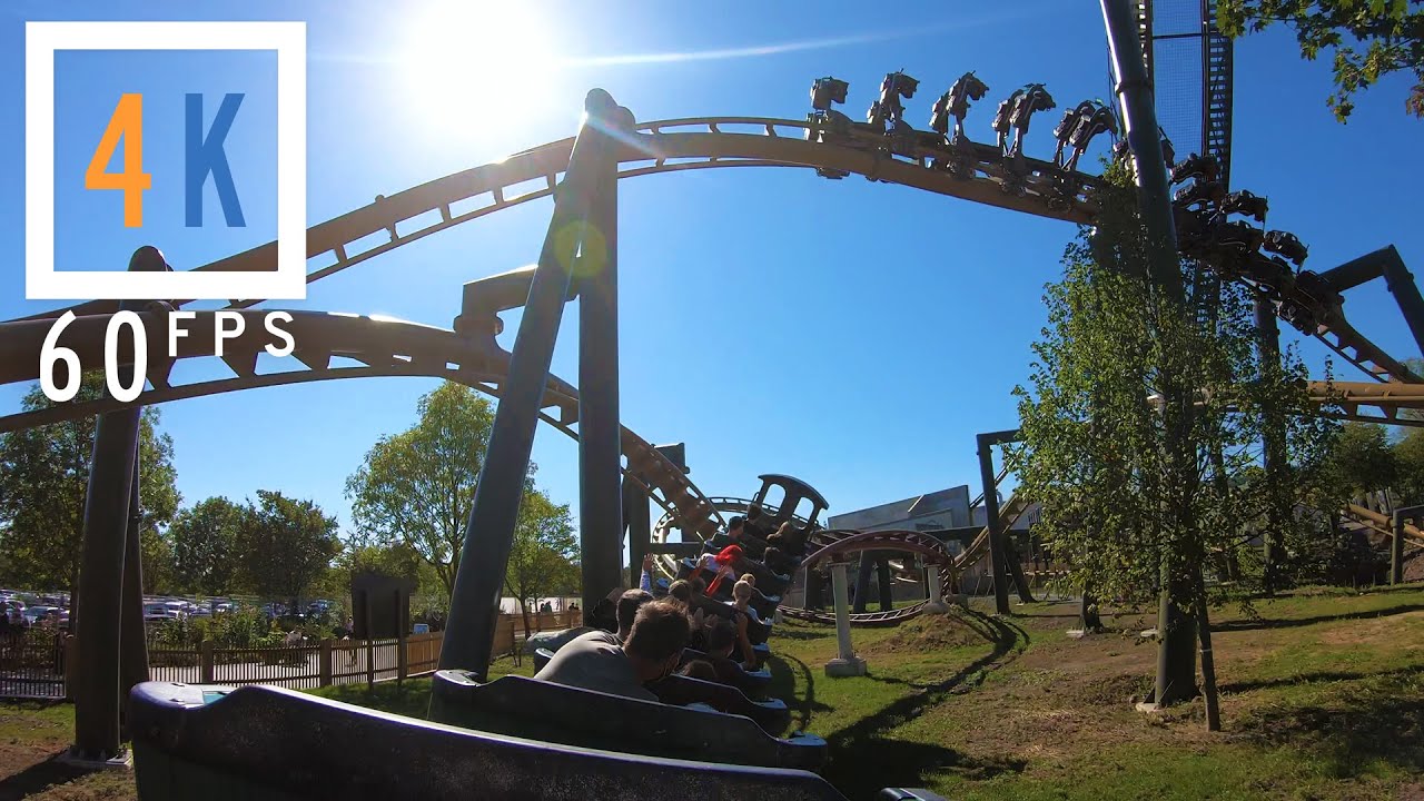 Volldampf (backrow) - Tripsdrill (4K 60fps Onride POV)