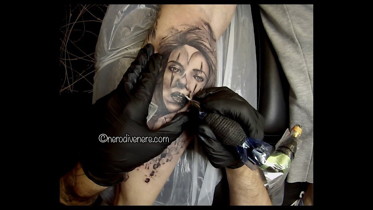 chicano girl tattoo portrait - inkjecta flite nano elite, fk irons spektra edge x