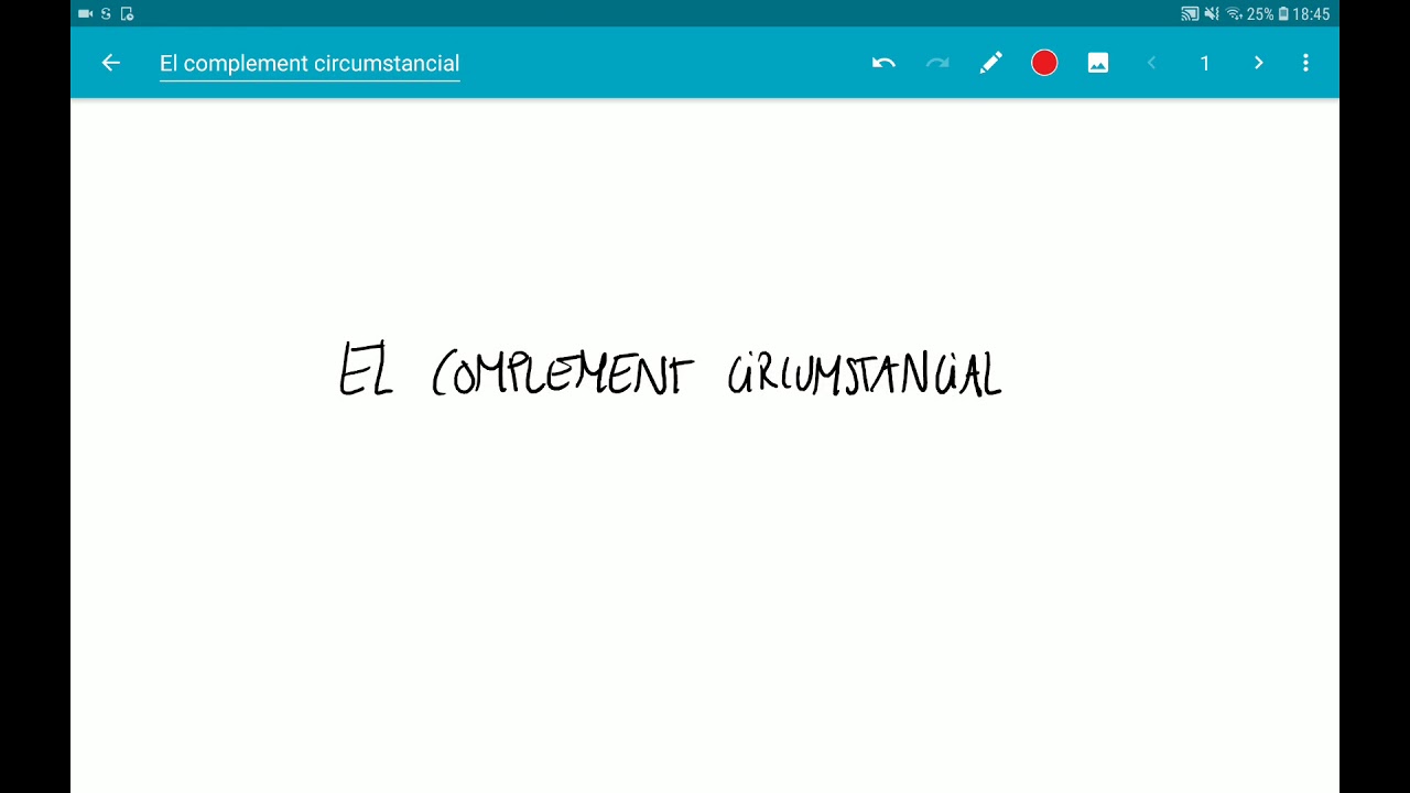 El complement circumstancial