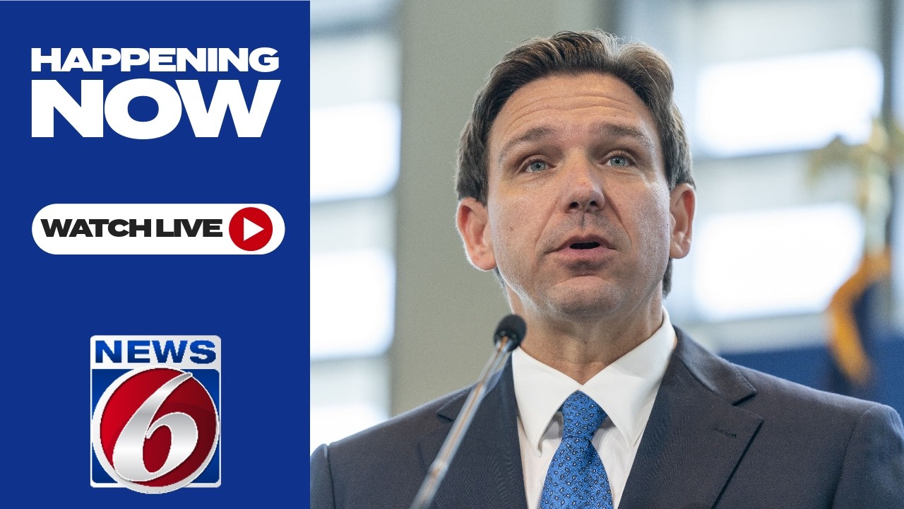 WATCH LIVE: Gov. Ron DeSantis to hold news conference in Titusville
