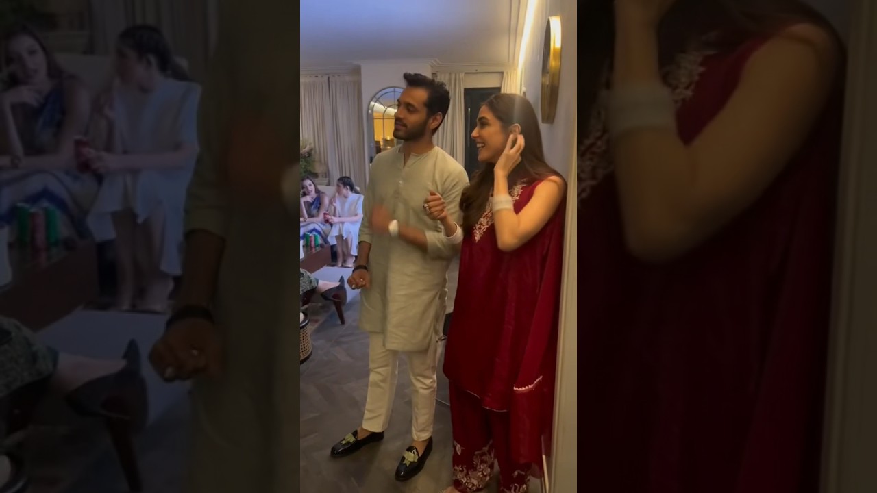 wahaj ali behind the scenes tere bin drama with maya ali #terebin #bts #wahajali