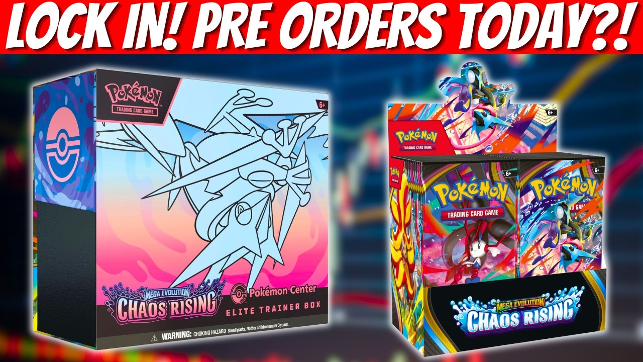 Chaos Rising Pre Orders SOON! How To Secure From Pokemon Center