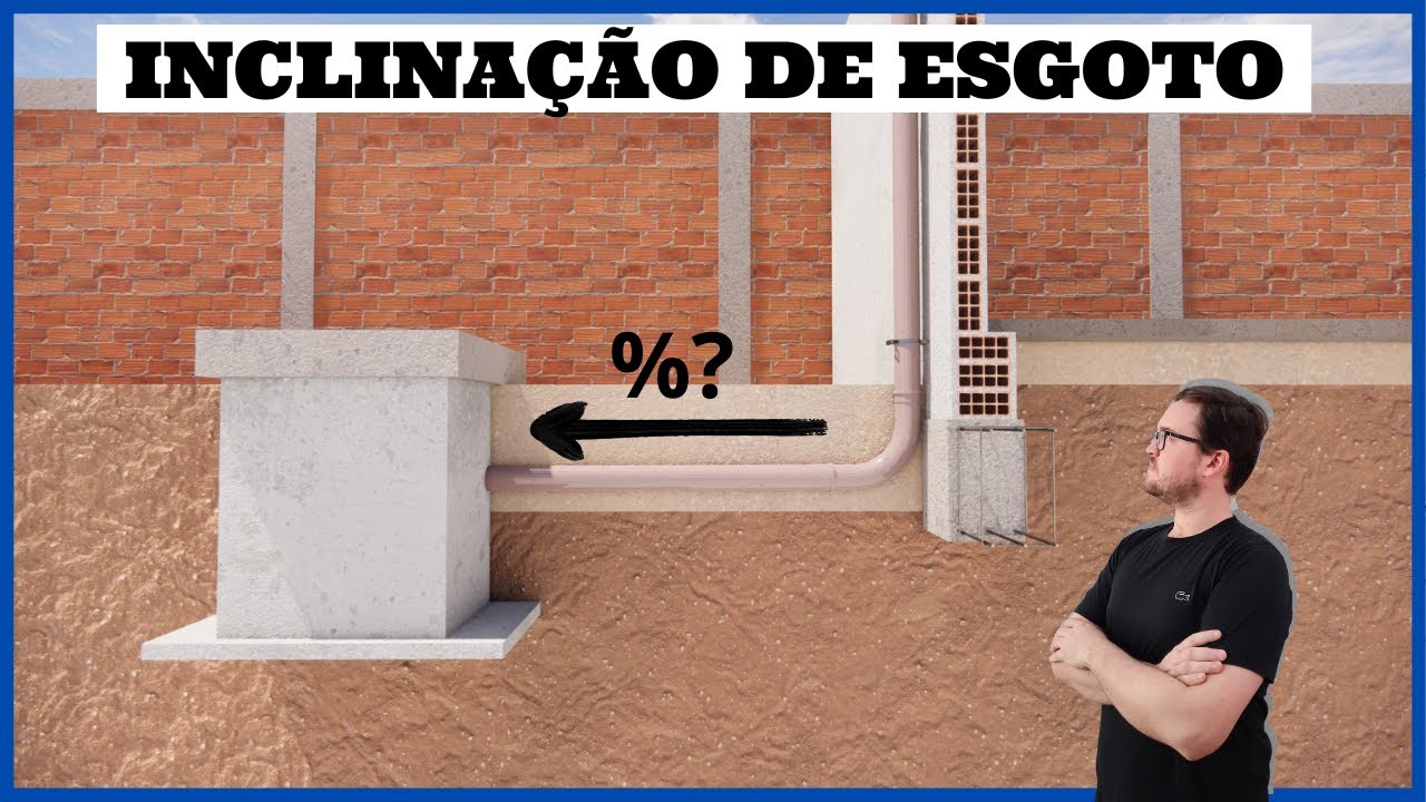 INCLINAÇÃO ESGOTO - NUNCA MAIS ERRE ISSO EM SEUS PROJETOS