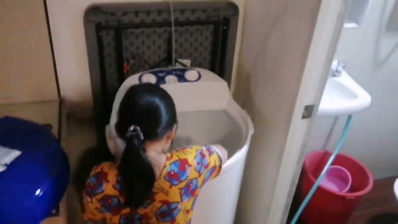 ESWP 85 Sharp Washing Machine laundry test Single Tub