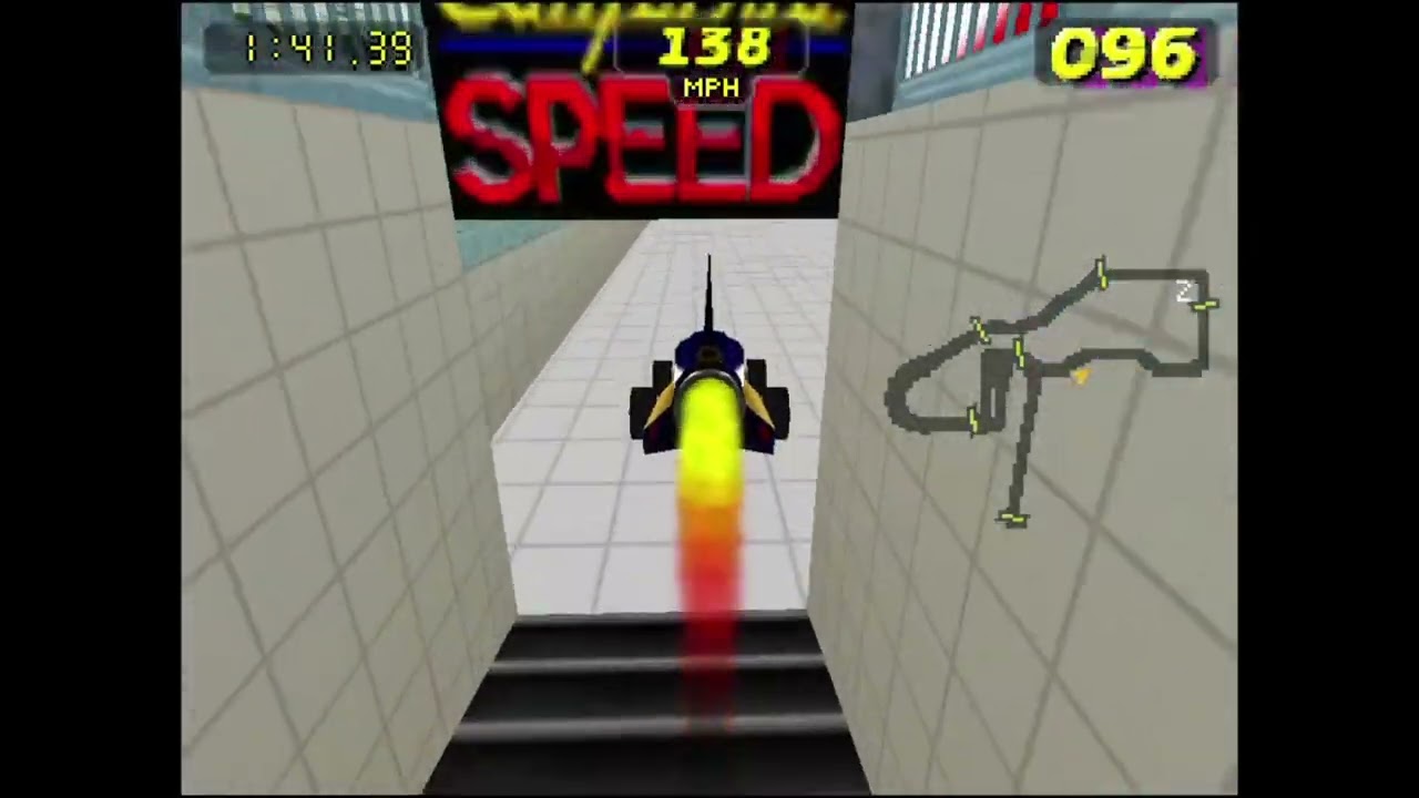 Rush 2 USA [N64] - New York Downtown Reverse Speedrun (4:08.39)