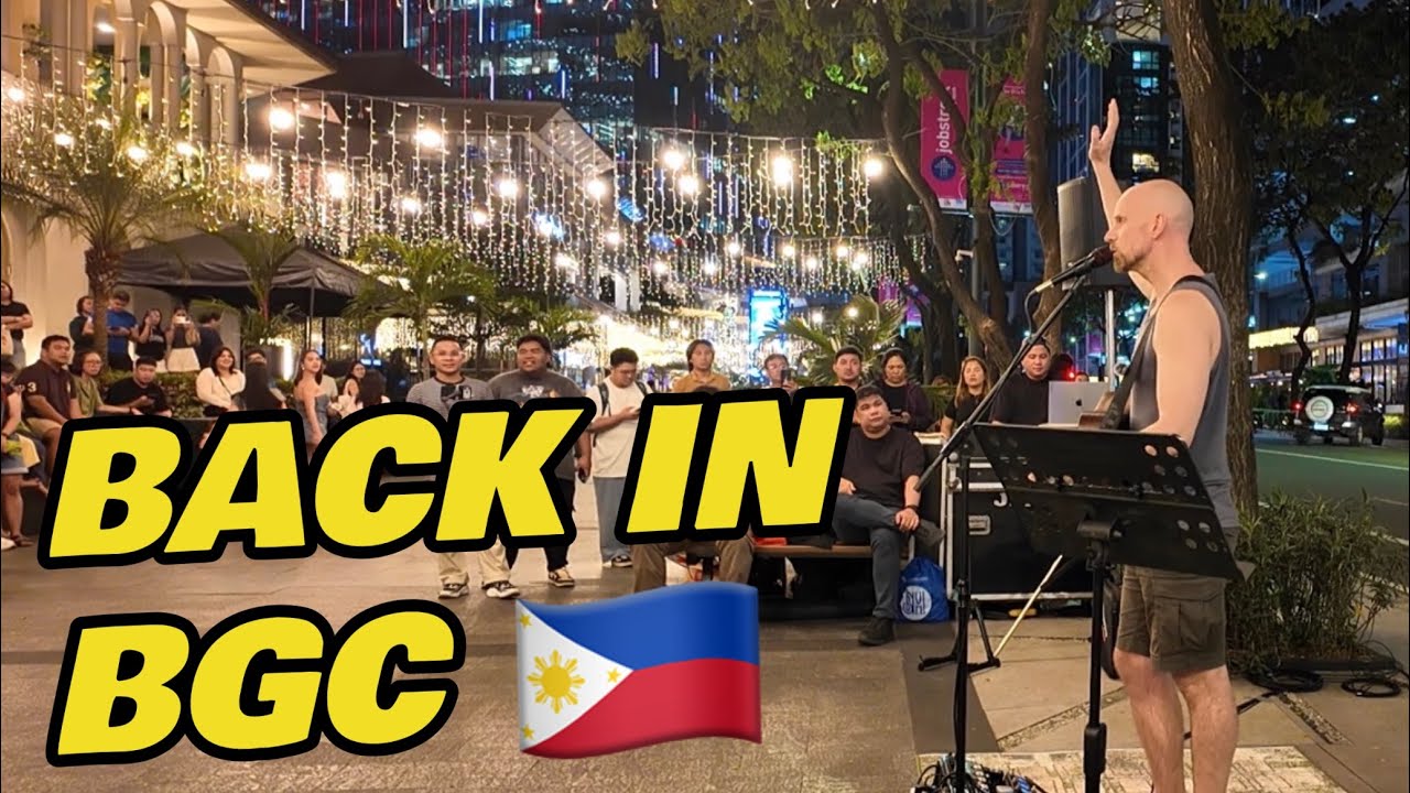 Busking in BGC 🇵🇭 