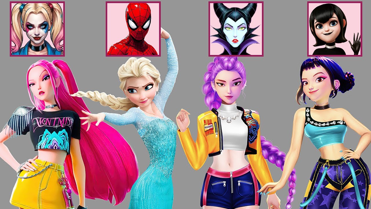Epic Glow Up! Hero vs Villain Transformation | Rumi, Mira, Zoey & Elsa