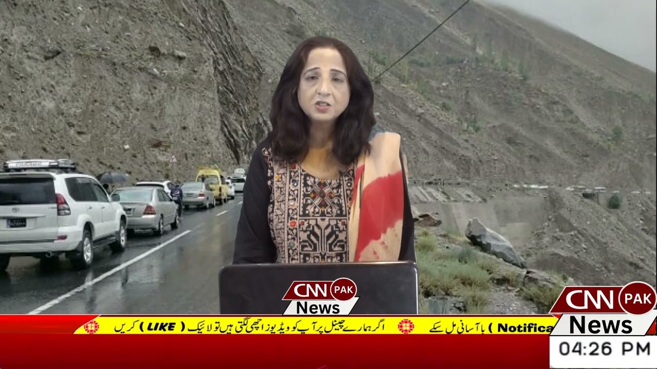 Heavy rain and landslides, Karakoram Highway Upper Kohistan at several places  Closed CNN PAK News